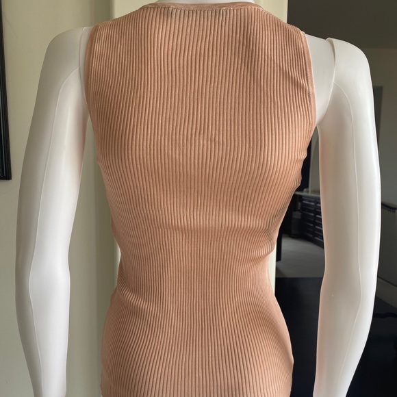 ROBERTO CAVALLI: Light Pink lace up top, Size: 40 - Picture 7 of 8